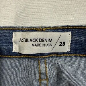 Just Black Denim Jeans size 28